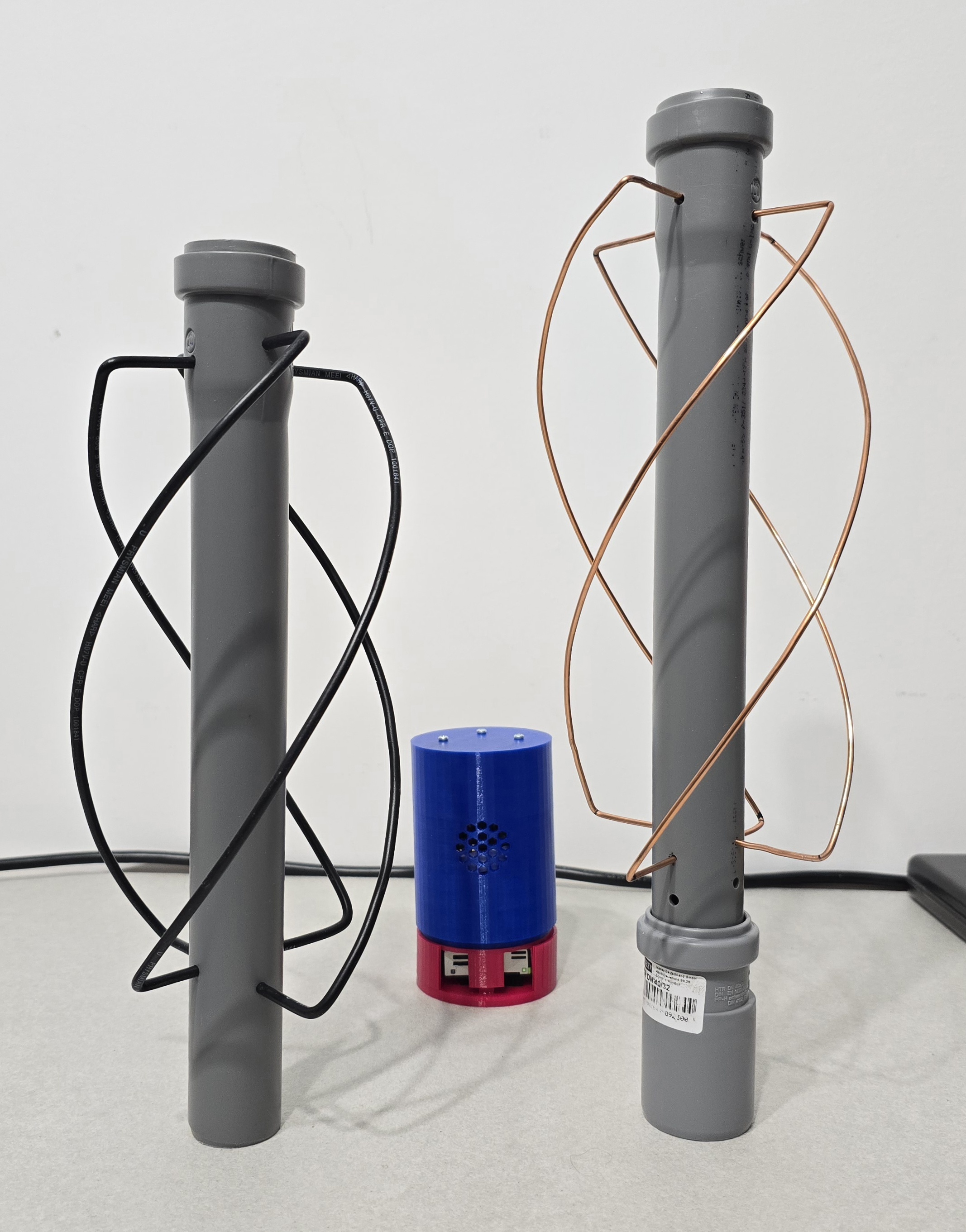 QFH Antenna Prototypes